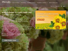 Tablet Screenshot of flowers2u.com.my